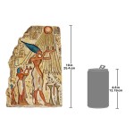 Design Toscano Pharaoh Akhenaten Offering Plaque