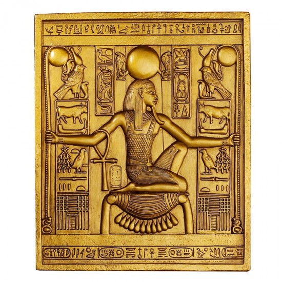 Design Toscano Tutankhamun Egyptian Temple Stele Plaque