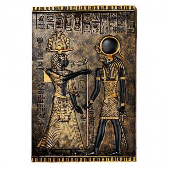 Design Toscano Horus Egyptian Temple Stele Plaque