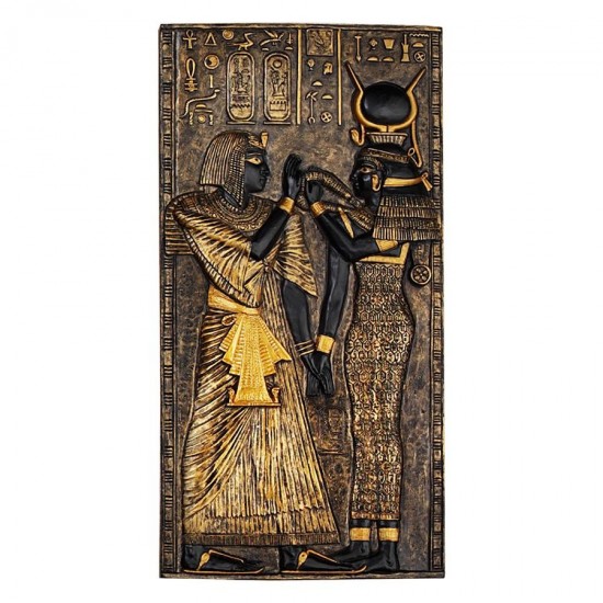 Design Toscano Isis Egyptian Temple Stele Plaque