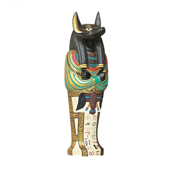 Design Toscano Anubis Sarcophagus Wall Plaque