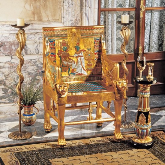 Design Toscano Tutankhamens Throne Chair