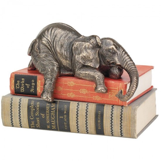 Design Toscano Ernest The Lounging Elephant Sitter