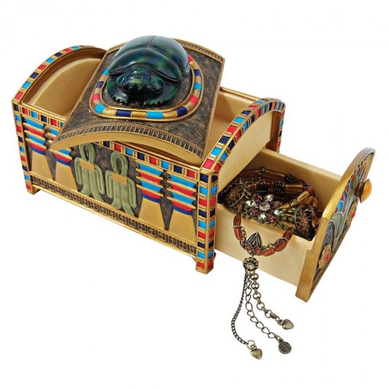 Design Toscano Royal Egyptian Scarab Treasure Box
