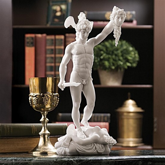 Design Toscano Perseus Bonded Marble Statue