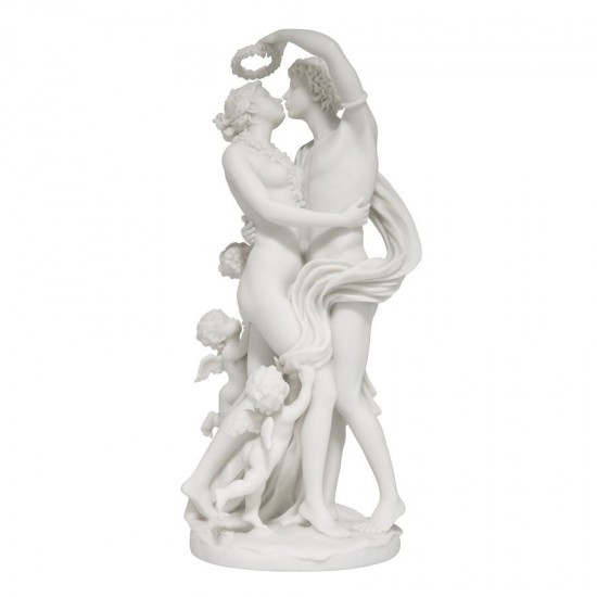 Design Toscano Zephyrus & Flora Bonded Marble Statue