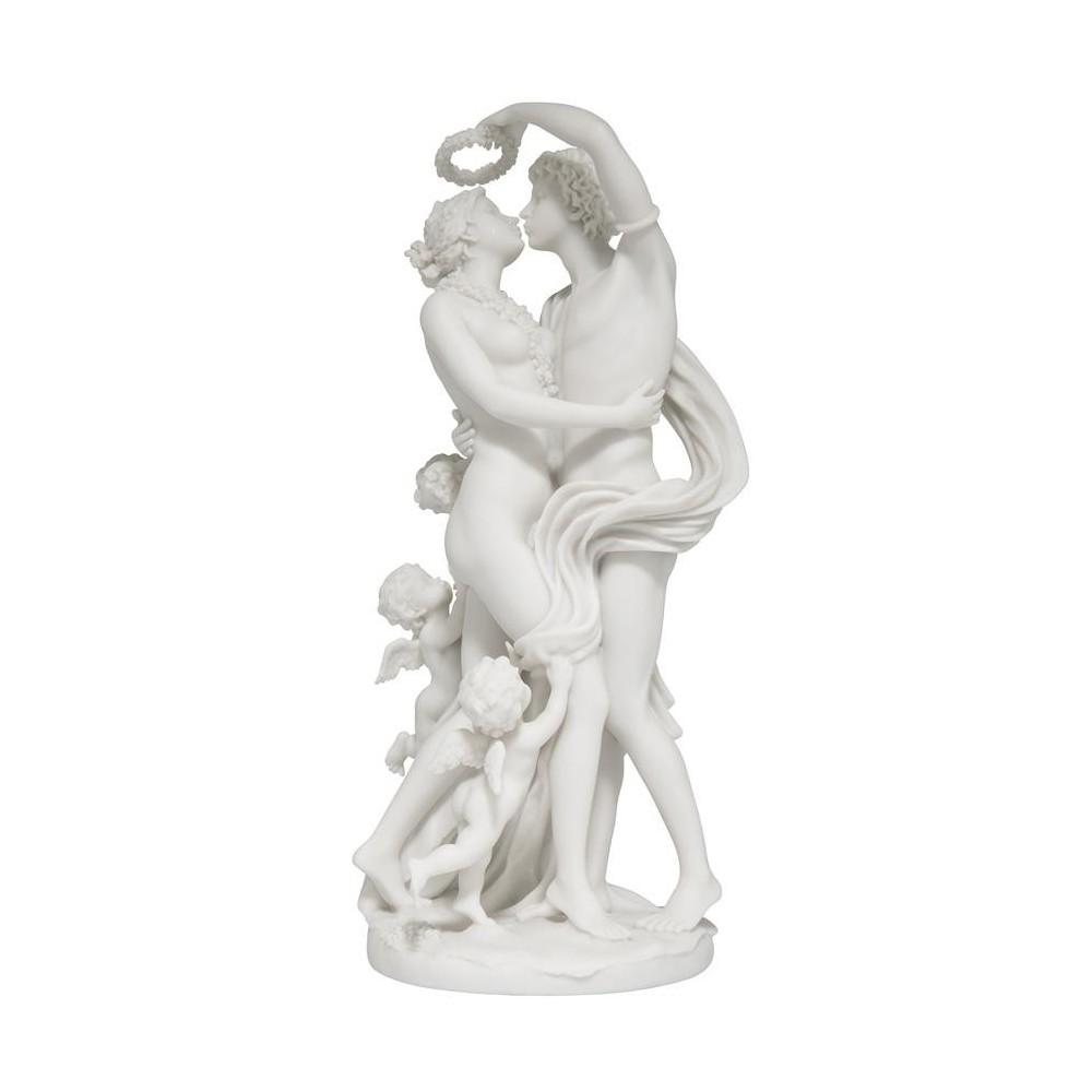 Design Toscano Zephyrus & Flora Bonded Marble Statue