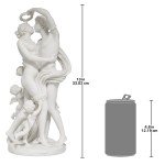 Design Toscano Zephyrus & Flora Bonded Marble Statue