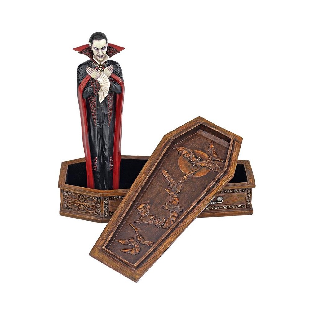 Design Toscano Vampire Coffin Of Dracula