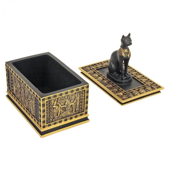 Design Toscano Royal Bastet Egyptian Box