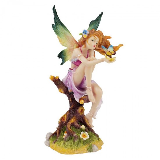 Design Toscano Kiss Of The Butterfly Fairy Statue