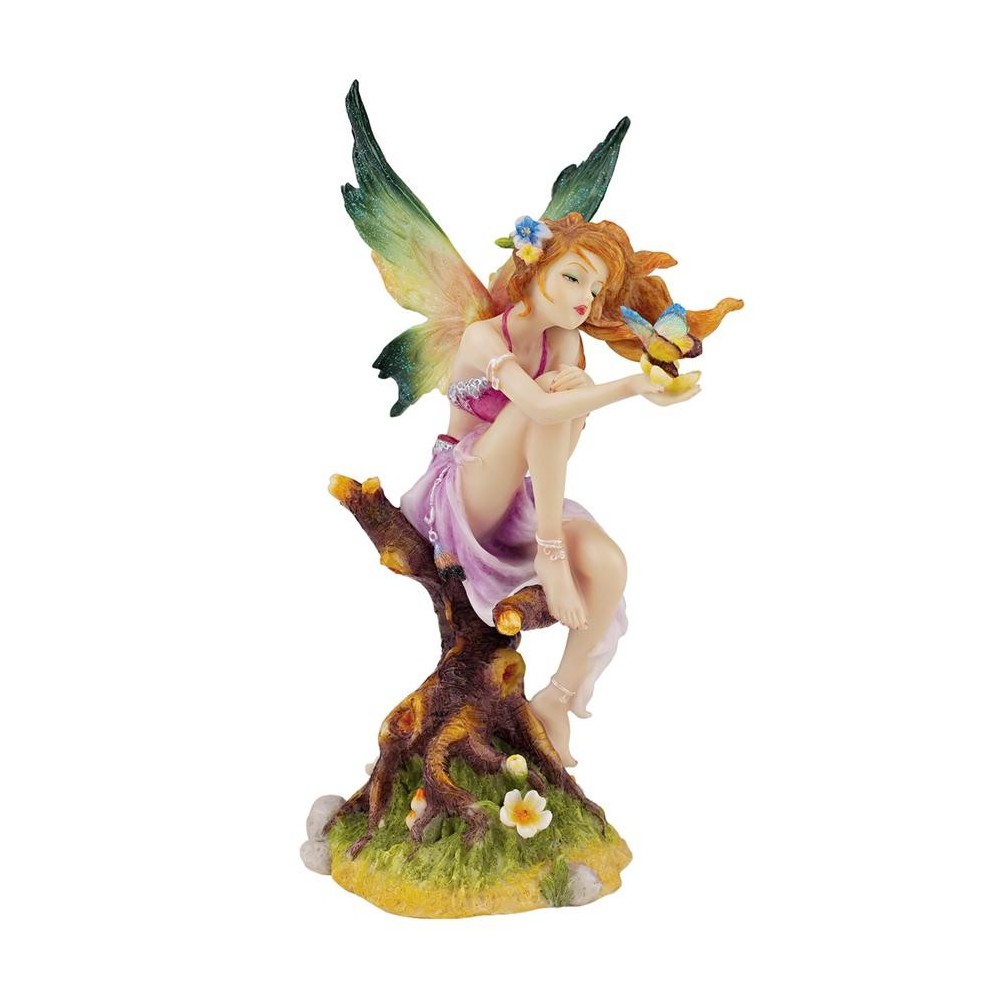 Design Toscano Kiss Of The Butterfly Fairy Statue