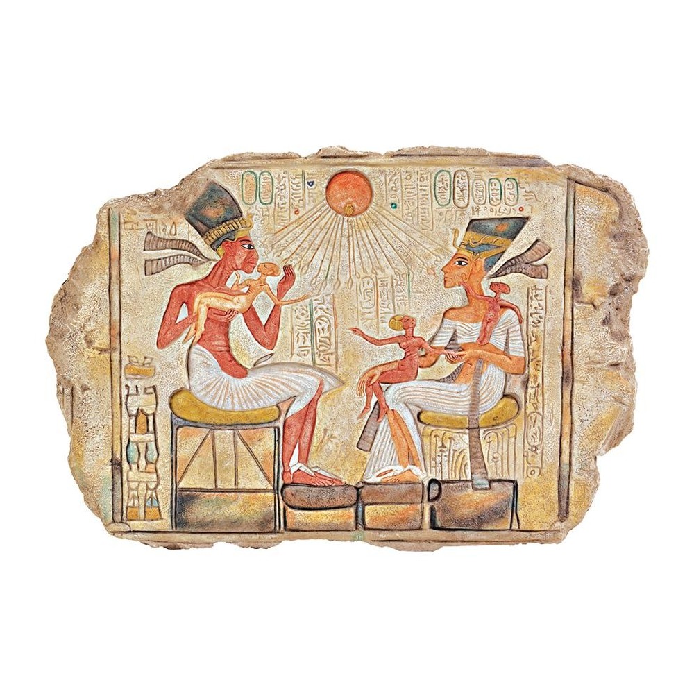 Design Toscano King Akhenaton & Nefertiti Stele