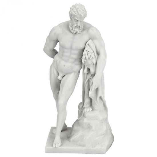 Design Toscano Farnese Hercules Bonded Marble Statue