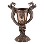 Design Toscano Shadowcrested Guardians Dragon Chalice