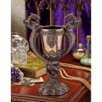 Design Toscano Shadowcrested Guardians Dragon Chalice