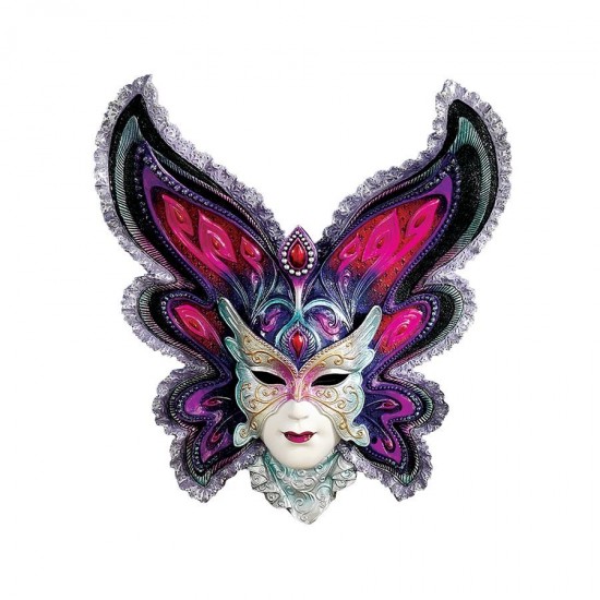 Design Toscano Butterfly Maiden Mardi Gras Mask