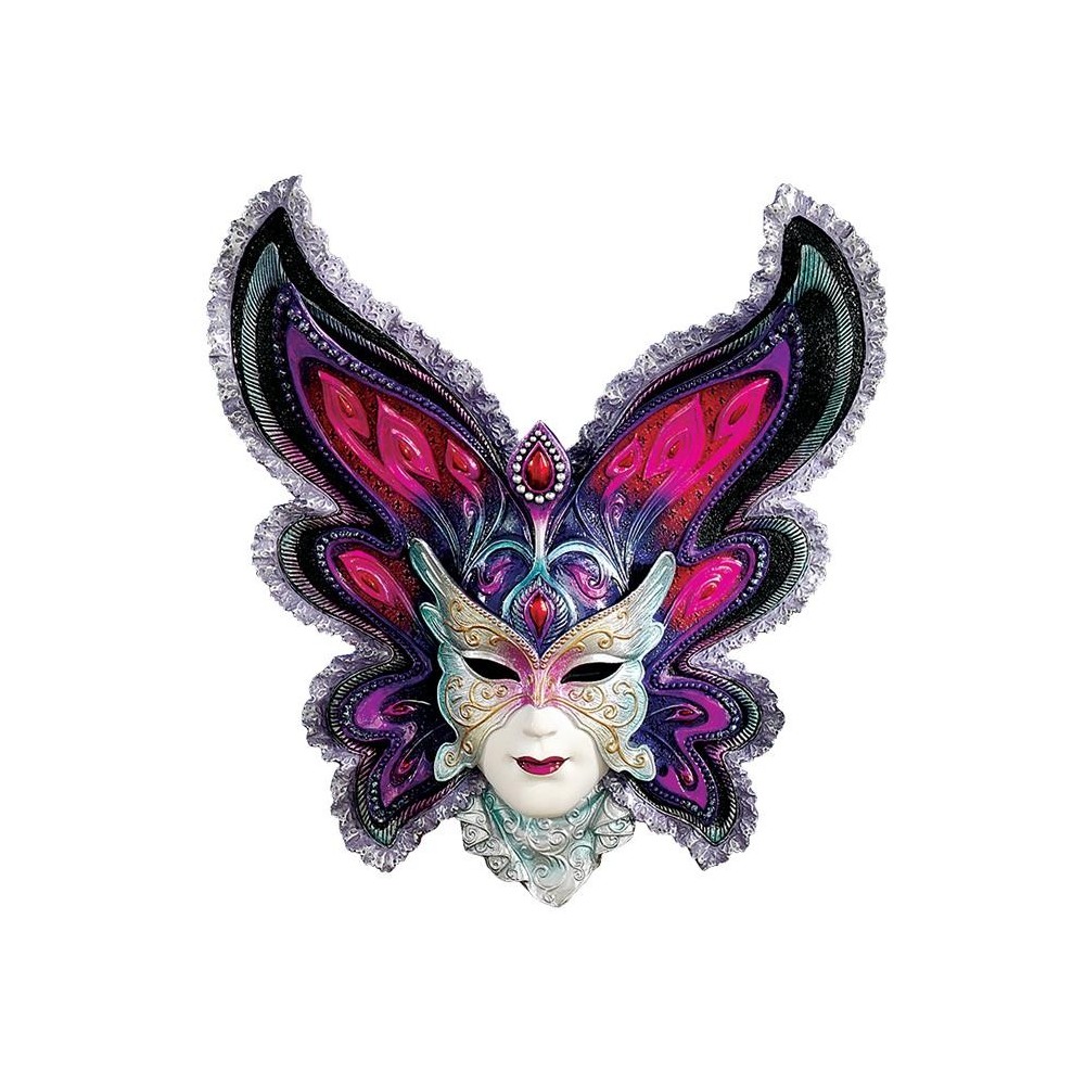 Design Toscano Butterfly Maiden Mardi Gras Mask