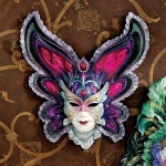 Design Toscano Butterfly Maiden Mardi Gras Mask