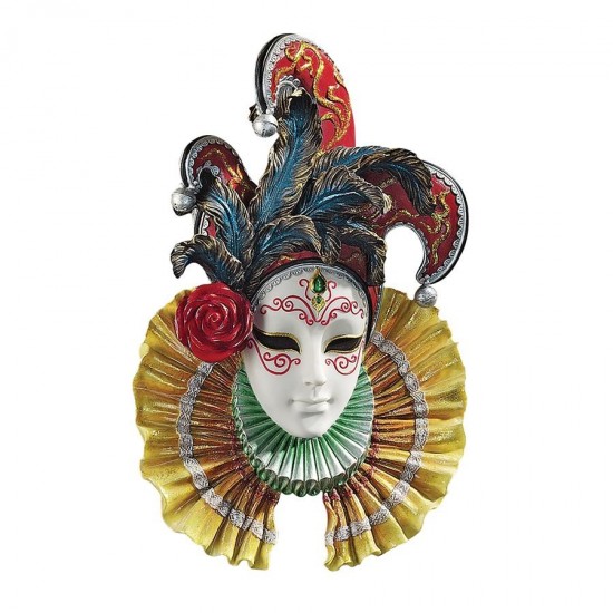 Design Toscano Colombina Jester Mask