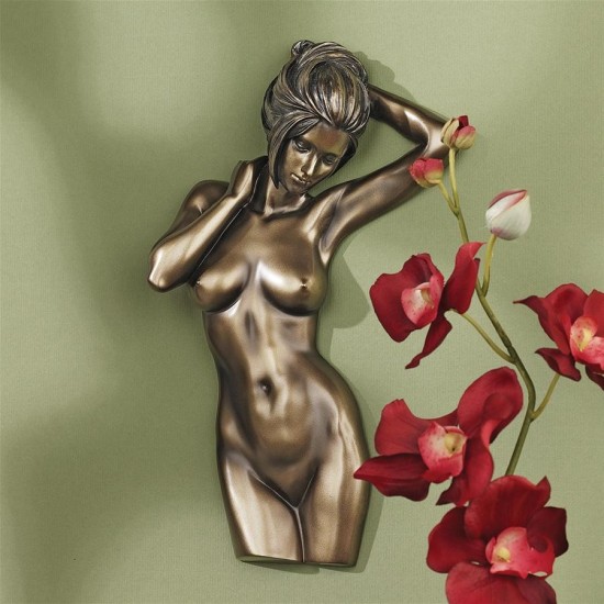 Design Toscano La Donna Nude Female Torso Plaque