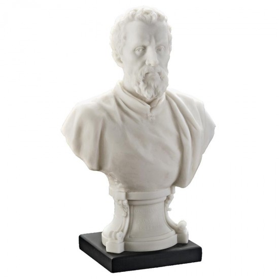 Design Toscano Michelangelo Marble Resin Bust