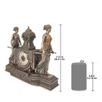 Design Toscano Versailles Maidens Mantel Clock