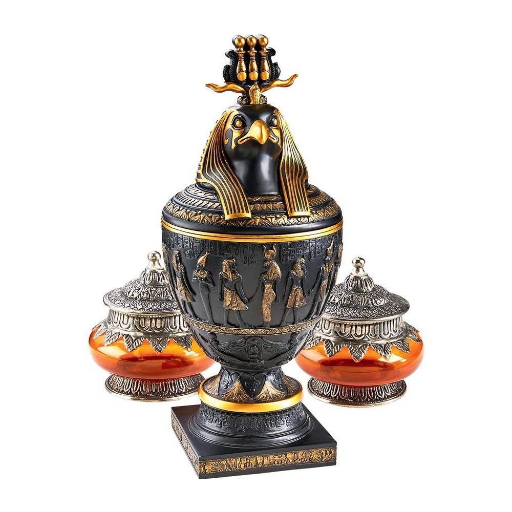 Design Toscano Horus The Falcon God Canopic Jar