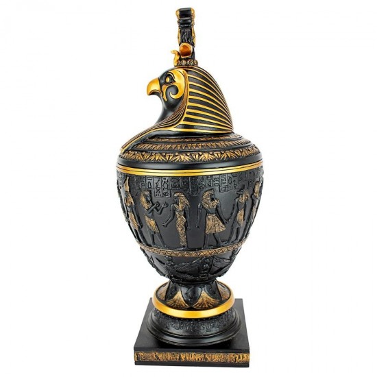 Design Toscano Horus The Falcon God Canopic Jar