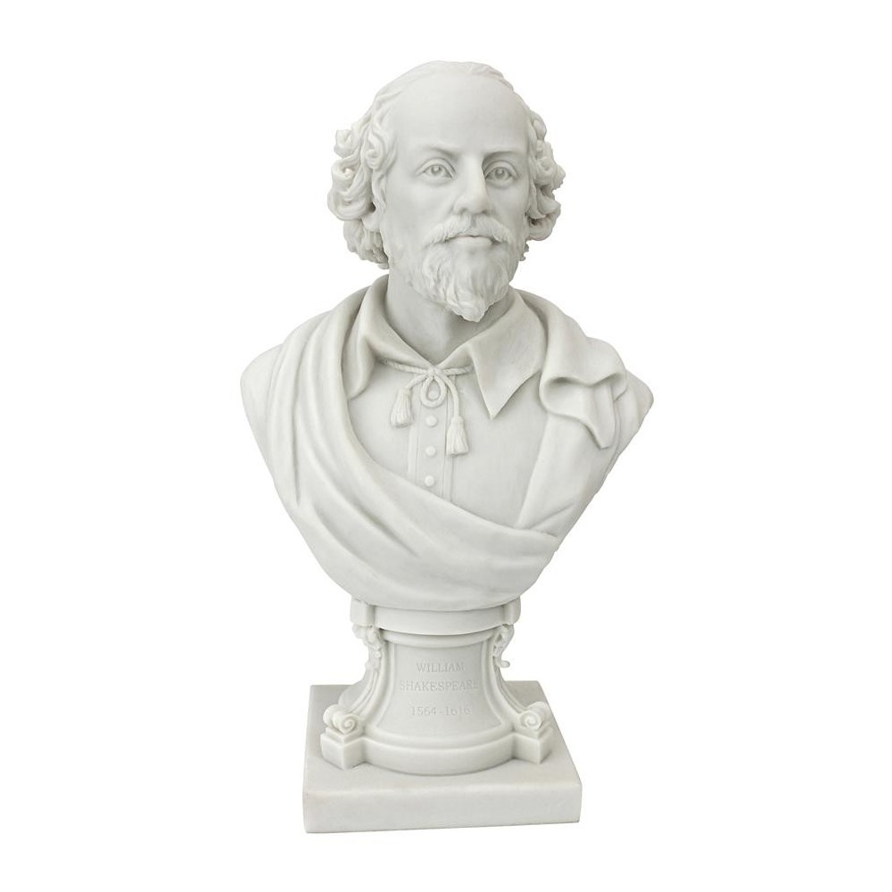 Design Toscano William Shakespeare Marble Resin Bust