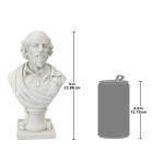 Design Toscano William Shakespeare Marble Resin Bust