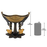 Design Toscano Egyptian Maidens Voyage Pedestal Urn