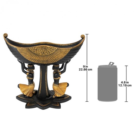 Design Toscano Egyptian Maidens Voyage Pedestal Urn