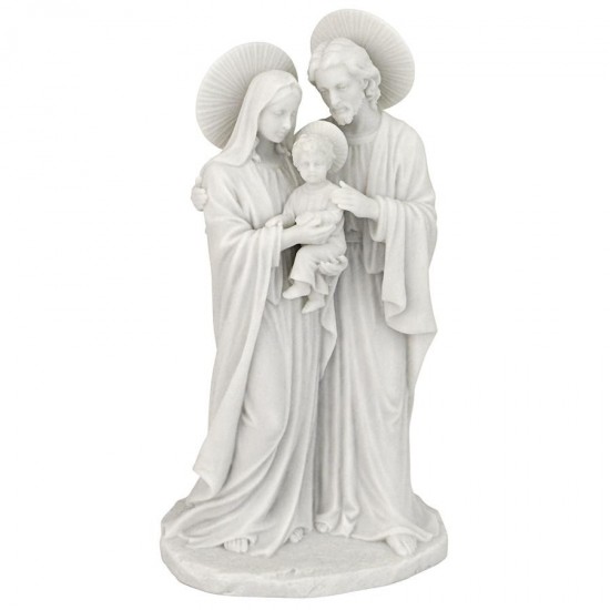 Design Toscano Desktop Marble Resin Holy Family Statue