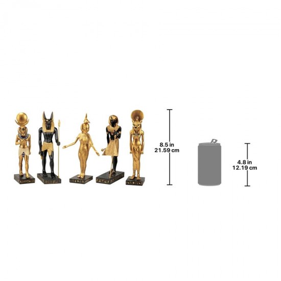 Design Toscano Set Of 5 Egyptian Gods