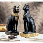 Design Toscano Set Of Bastet Cats