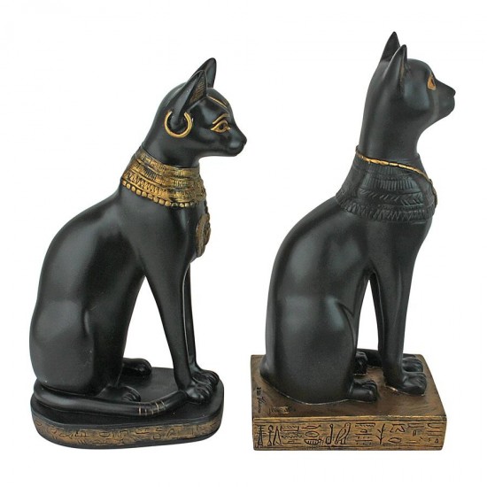 Design Toscano Set Of Bastet Cats