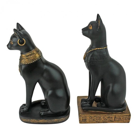 Design Toscano Set Of Bastet Cats