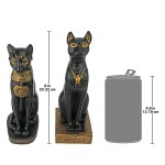 Design Toscano Set Of Bastet Cats