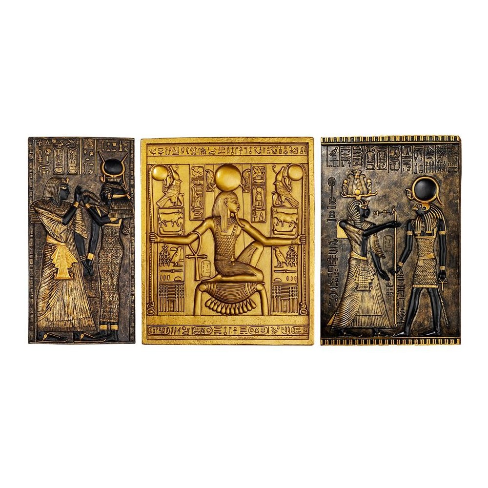 Design Toscano S/3 Egyptian Temple Stele Plaques