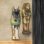 Design Toscano S/ King Tut & Anubis Plaques