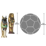 Design Toscano S/ King Tut & Anubis Plaques