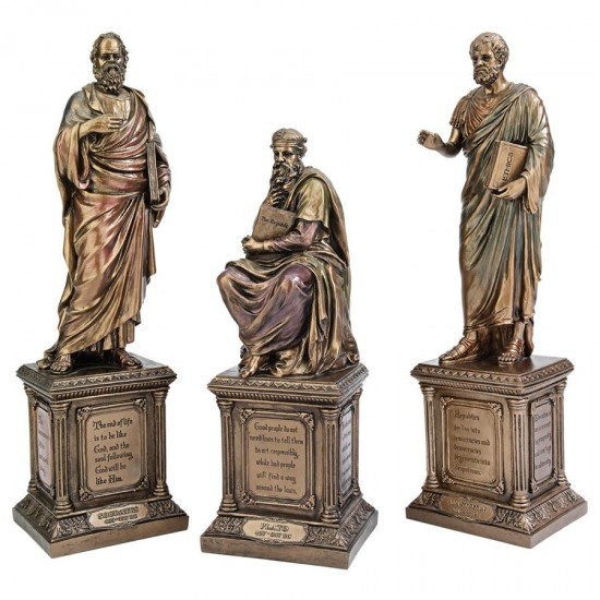 Design Toscano S/3 Master Of Western Philosophy Statues