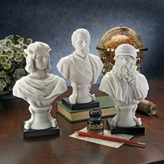 Design Toscano S/3 Renaissance Masters Busts