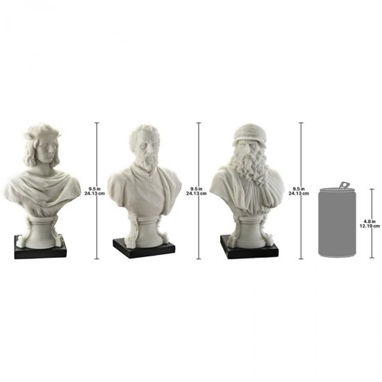 Design Toscano S/3 Renaissance Masters Busts