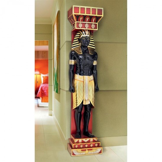 Design Toscano Egyptian Scribe Telemon Wall Sculpture