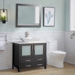 36" sl sink vanity set, ceramic top, soft close, drawers, Espresso, VA3136E