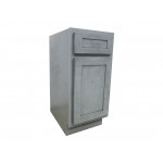 15 inch vanity cabinet grey, knockdown, Gray, VA4015-1G
