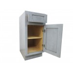 15 inch vanity cabinet grey, knockdown, Gray, VA4015-1G