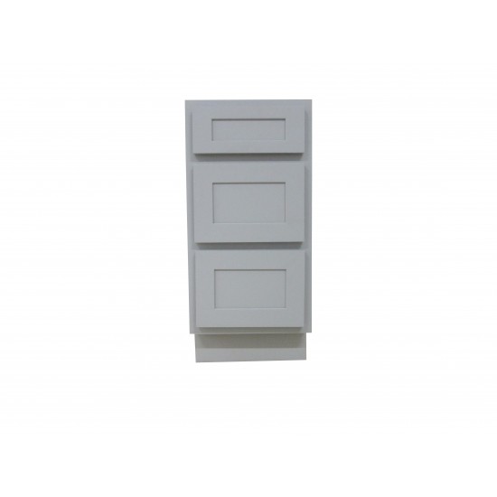15 inch vanity cabinet grey, knockdown, Gray, VA4015-3G
